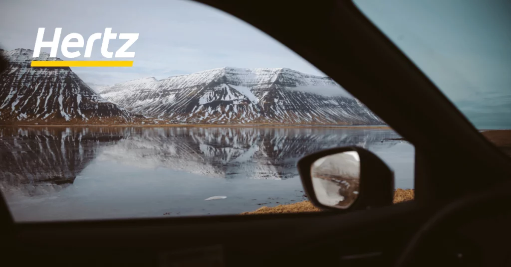 Hertz Iceland winter road